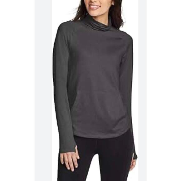 Eddie Bauer Women's Active Funnel Neck Top - NWT - M - Cozy and Soft - Picture 1 of 7
